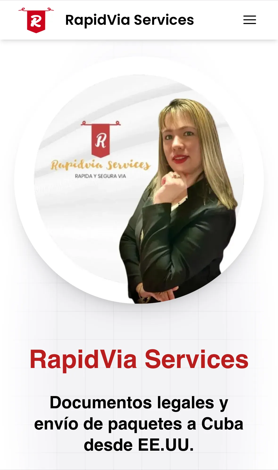 RapidVia Services — Website